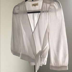 Madewell wrap top. Perfect condition worn once